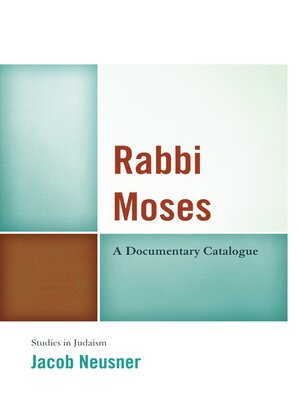cover image of Rabbi Moses